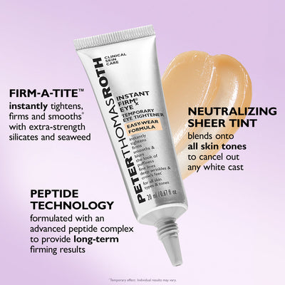 Peter Thomas Roth Instant FirmX Eye Temporary Eye Tightner Easy-Wear Formula Eye Cream
