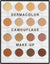 Kryolan Dermacolor Camouflage Creme Mini-Palette 16 Colors Foundation Palettes