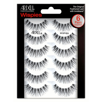 Ardell Lashes 6 Pack Wispies Lashes - Black (65707) False Lashes