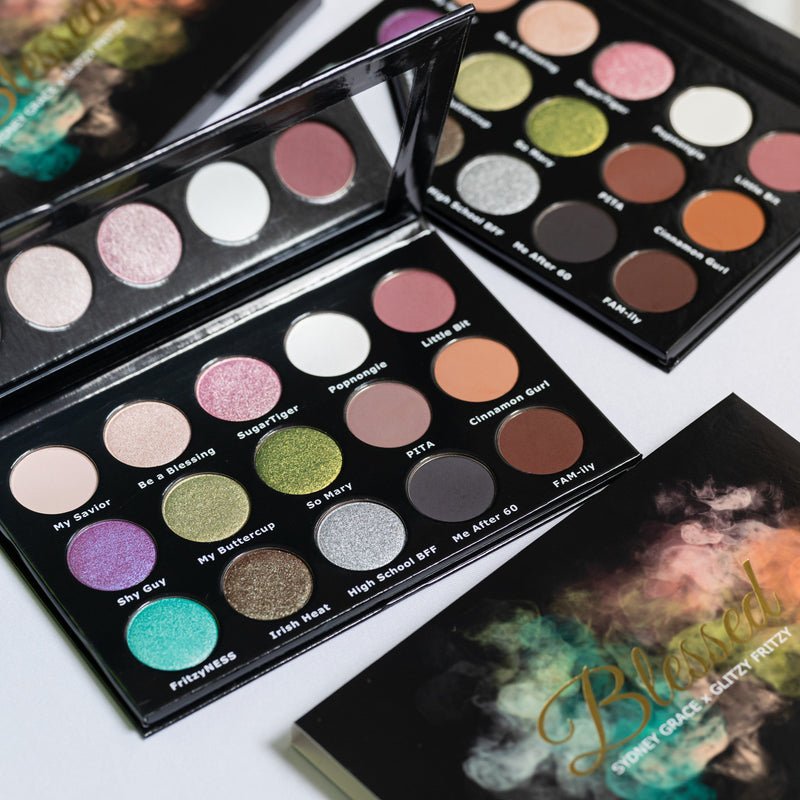 Sydney Grace Blessed by Glitzy Fritzy Eyeshadow Palette Eyeshadow Palettes   