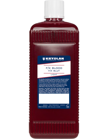 Kryolan F/X Blood 500 ml Blood Light (FX Blood 500ml)  