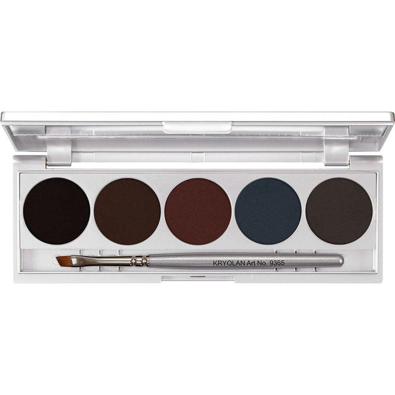 Kryolan Cake Eyeliner Palette 5 Color Standard 1 Eyeliner Palettes   