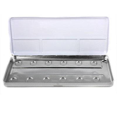 Ben Nye Refillable Metal Palette Box Empty Palettes 12-well Magnetic Palette (BXE-12)  