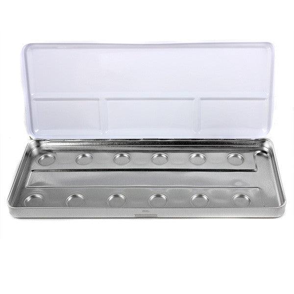 Ben Nye Refillable Metal Palette Box Empty Palettes 12-well Magnetic Palette (BXE-12)  