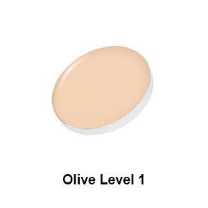 Kett Fixx Creme Olive Series Pan REFILL Foundation Refills Olive Level 1  