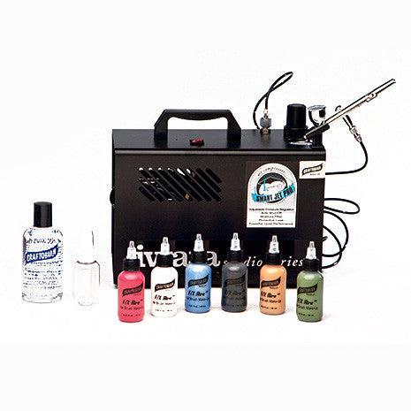 Graftobian Single Brush Airbrush System F/X Aire™ Airbrush SFX Kits