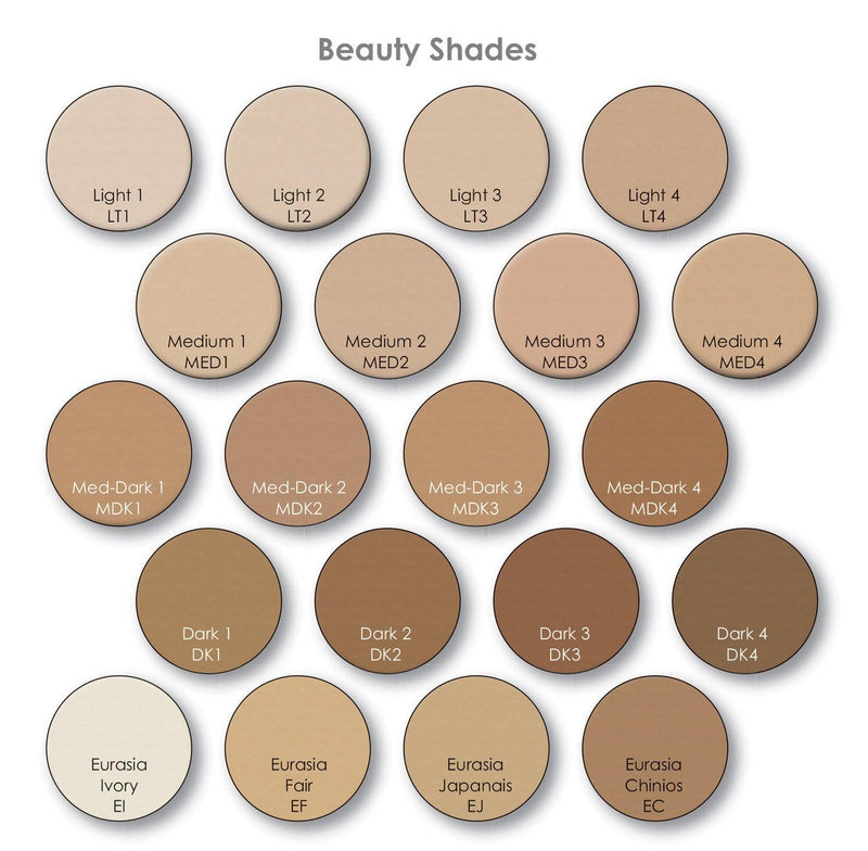 Mehron Celebre Pro-HD Makeup 20-Color Palette (large full sized) - Palette A- 201 Foundation Palettes   