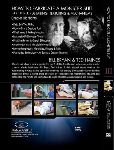 Stan Winston Studio How to Fabricate a Monster Suit (DVD) SFX Videos   