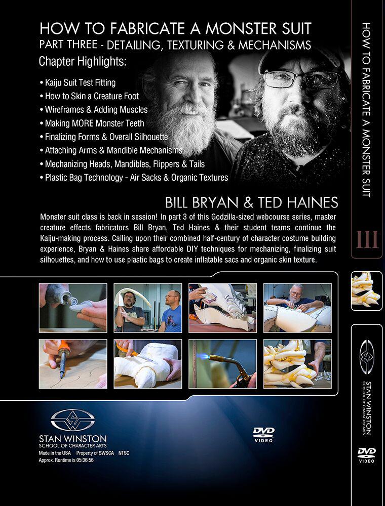 Stan Winston Studio How to Fabricate a Monster Suit (DVD) SFX Videos   