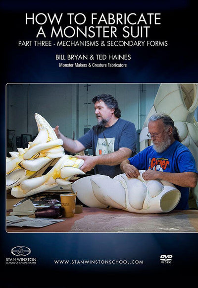 Stan Winston Studio How to Fabricate a Monster Suit (DVD) SFX Videos Part 3 - Mechanisms & Secondary Forms  