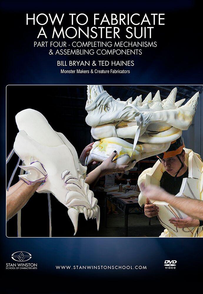 Stan Winston Studio How to Fabricate a Monster Suit (DVD) SFX Videos Part 4 - Completing Mechanisms & Assembling Components  
