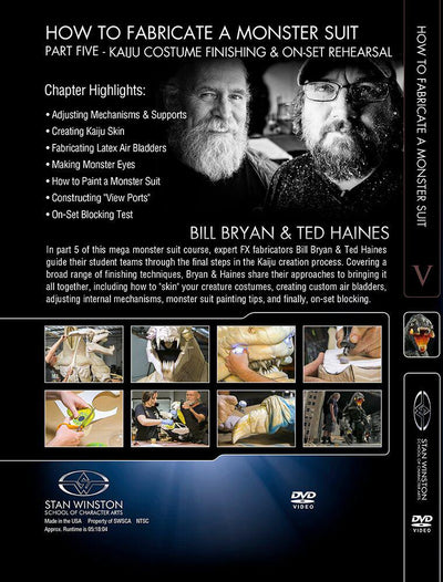 Stan Winston Studio How to Fabricate a Monster Suit (DVD) SFX Videos   