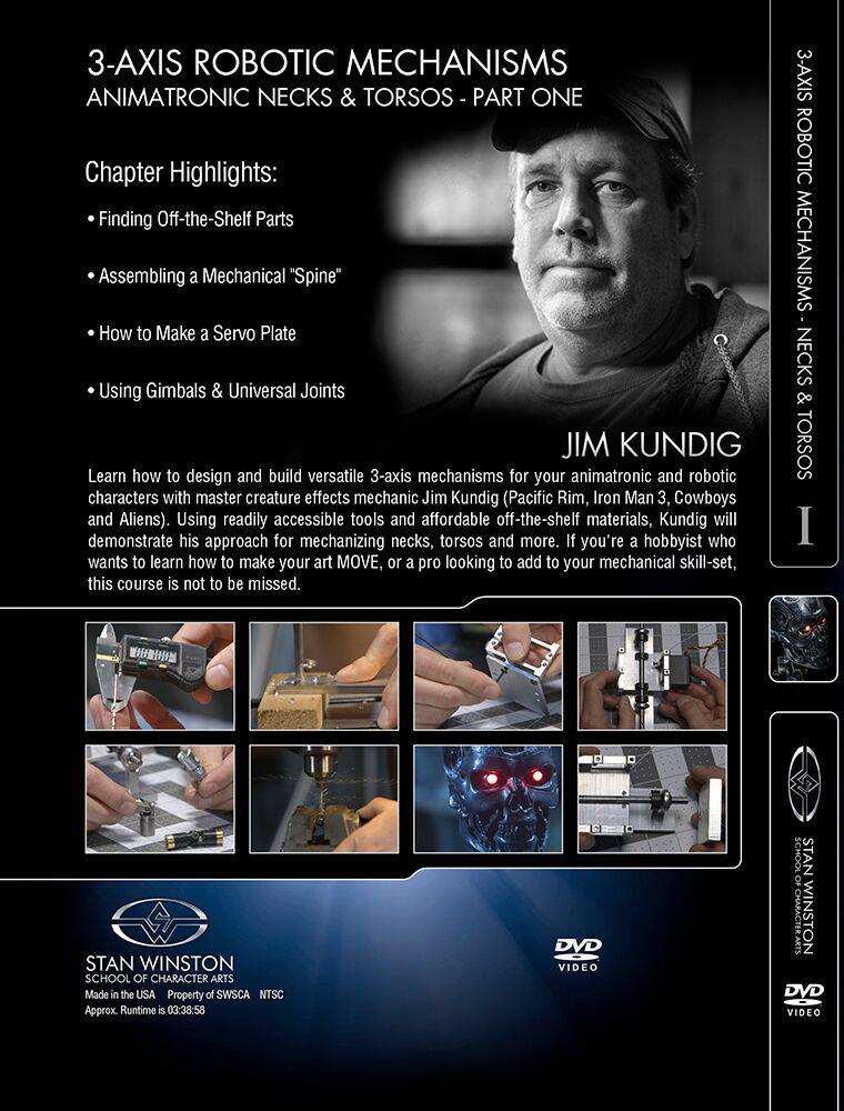Stan Winston Studio 3-Axis Robotic Mechanisms Animatronic Necks & Torsos (DVD) SFX Videos   