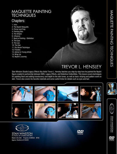 Stan Winston Studio Maquette Painting Techniques (DVD) SFX Videos   