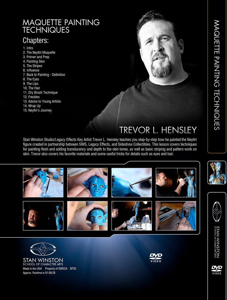 Stan Winston Studio Maquette Painting Techniques (DVD) SFX Videos   