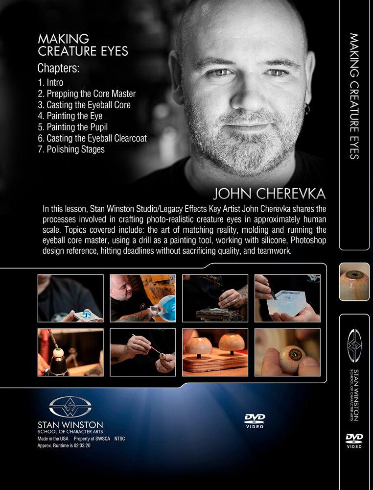 Stan Winston Studio Making Creature Eyes (DVD) SFX Videos   