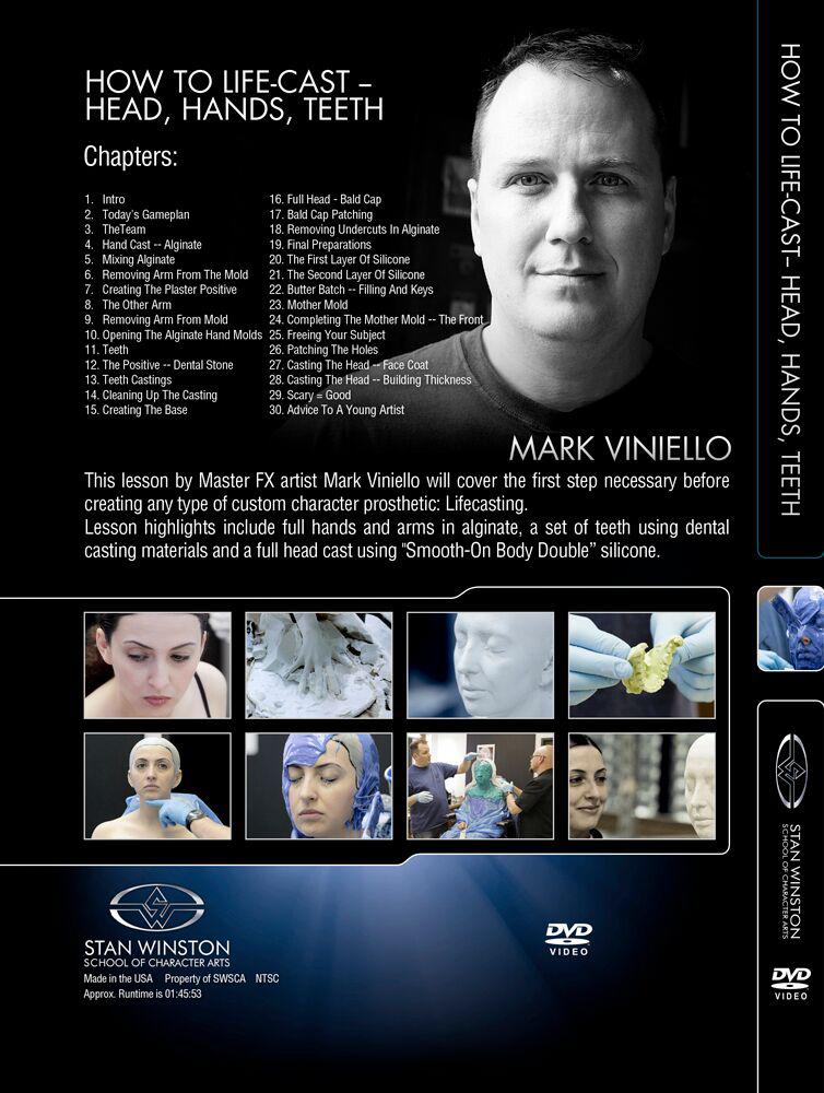 Stan Winston Studio How To Life-Cast - Head, Hands & Teeth (DVD) SFX Videos   