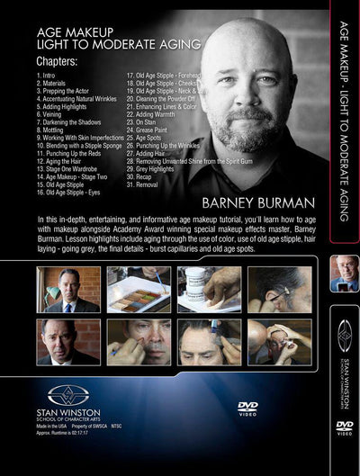 Stan Winston Studio Age Makeup - Light To Moderate Aging (DVD) SFX Videos   