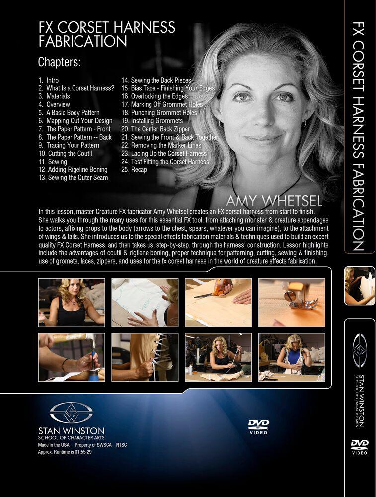 Stan Winston Studio FX Corset Harness Fabrication (DVD) SFX Videos   