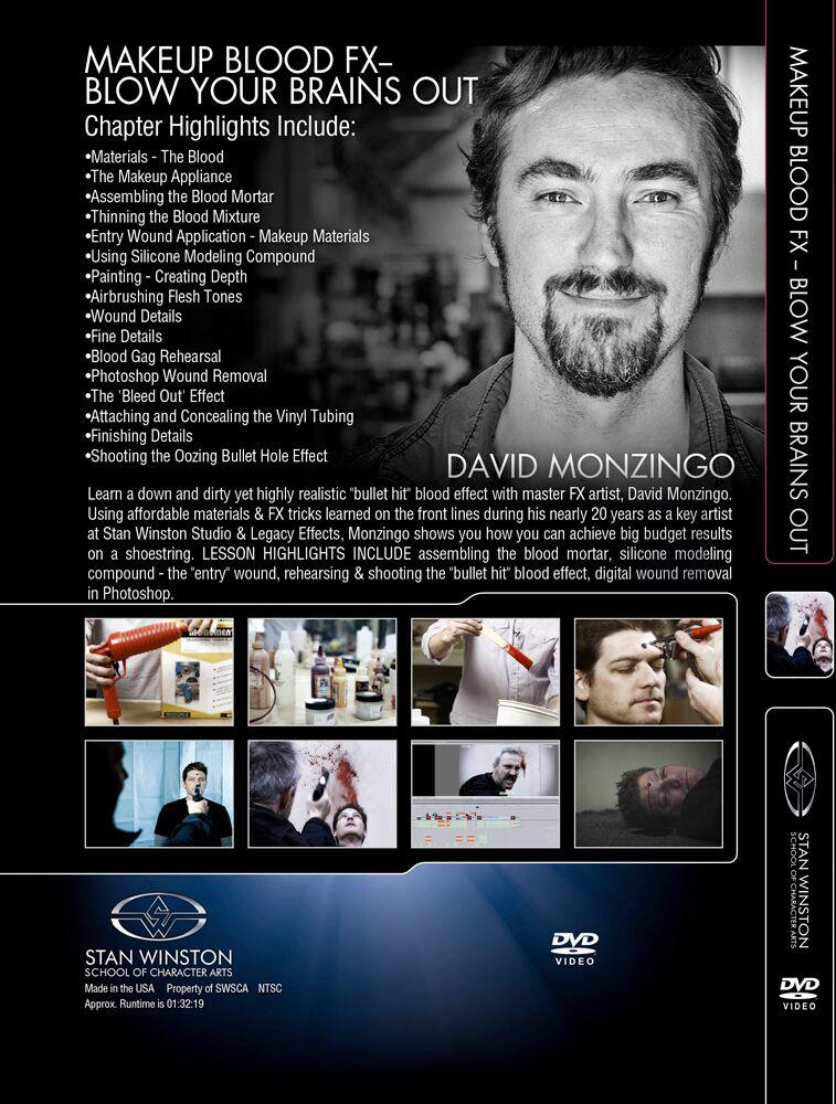 Stan Winston Studio Makeup Blood FX - Blow Your Brains Out (DVD) SFX Videos   