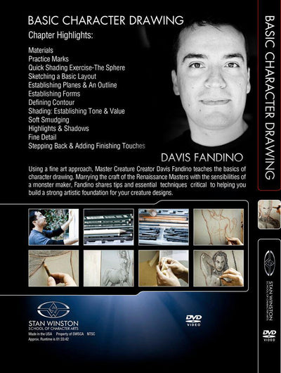 Stan Winston Studio Basic Character Drawing (DVD) SFX Videos   