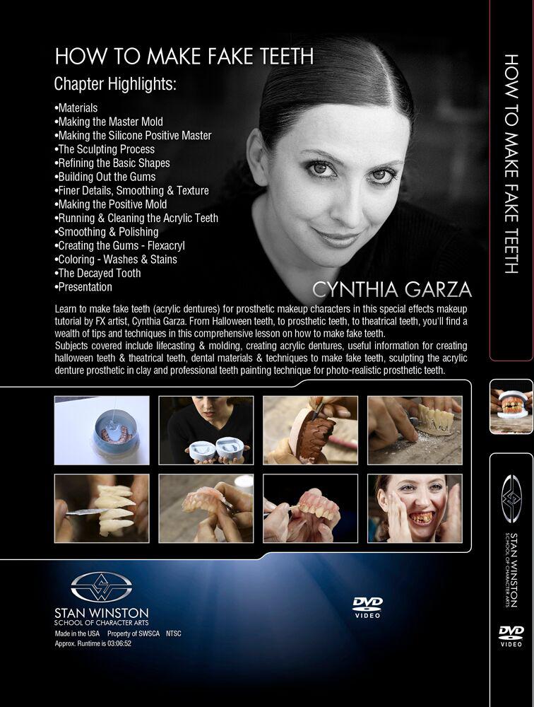 Stan Winston Studio How To Make Fake Teeth (DVD) SFX Videos   