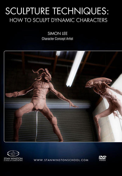 Stan Winston Studio Sculpture Techniques How to Sculpt Dynamic Characters (DVD) SFX Videos   