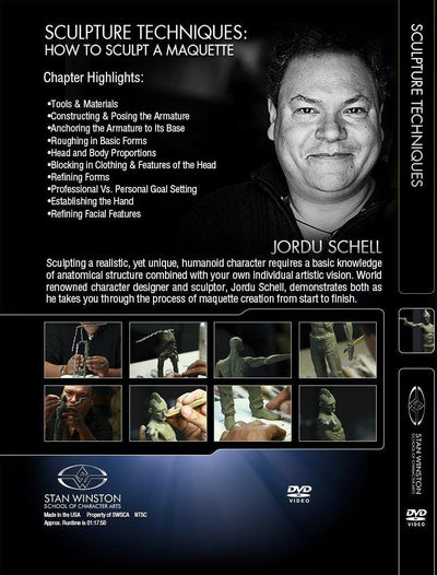 Stan Winston Studio Sculpture Techniques How to Sculpt a Humanoid Maquette (DVD) SFX Videos   