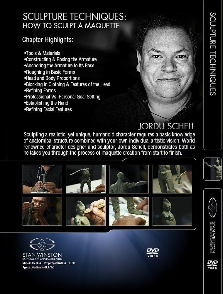 Stan Winston Studio Sculpture Techniques How to Sculpt a Humanoid Maquette (DVD) SFX Videos   