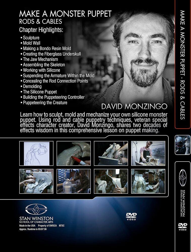 Stan Winston Studio How To Make A Monster Puppet - Rods & Cables (DVD) SFX Videos   
