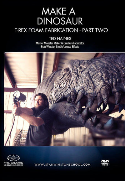 Stan Winston Studio Make a Dinosaur T-Rex Foam Fabrication (DVD) SFX Videos Part 2  