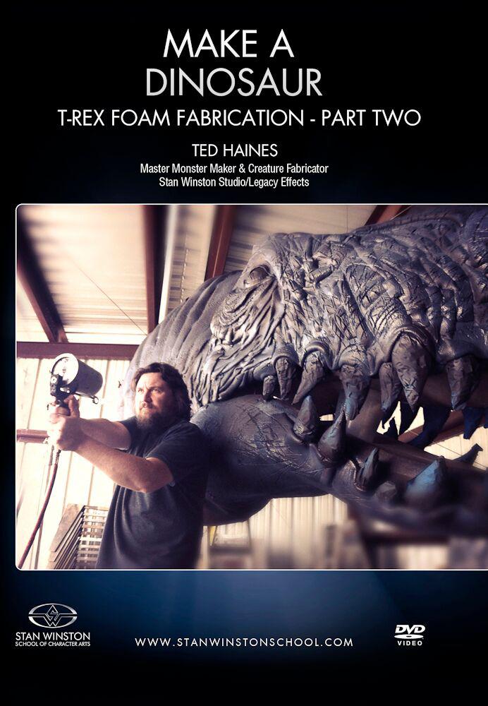 Stan Winston Studio Make a Dinosaur T-Rex Foam Fabrication (DVD) SFX Videos Part 2  