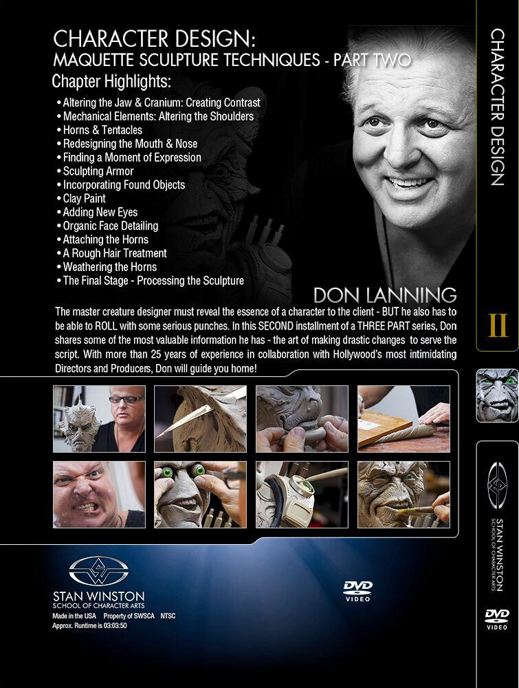 Stan Winston Studio Character Design - Maquette Sculpture Techniques (DVD) SFX Videos   