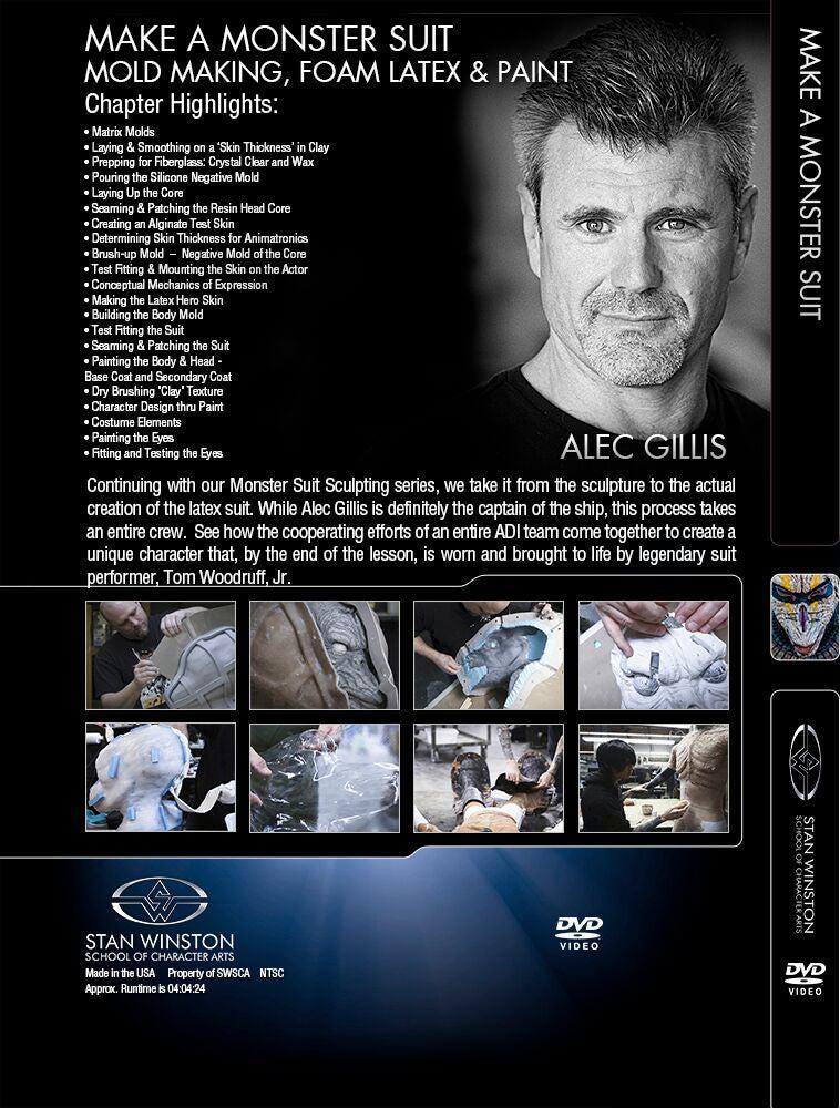 Stan Winston Studio Make a Monster Suit - Moldmaking, Foam Latex & Paint (DVD) SFX Videos   
