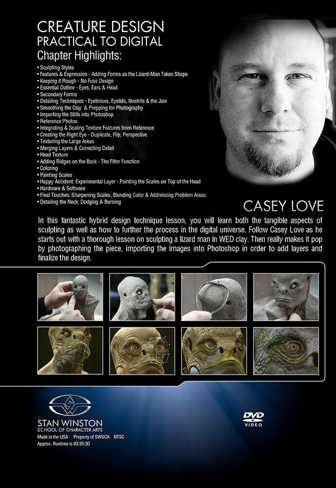 Stan Winston Studio Creature Design - Practical to Digital (DVD) SFX Videos   