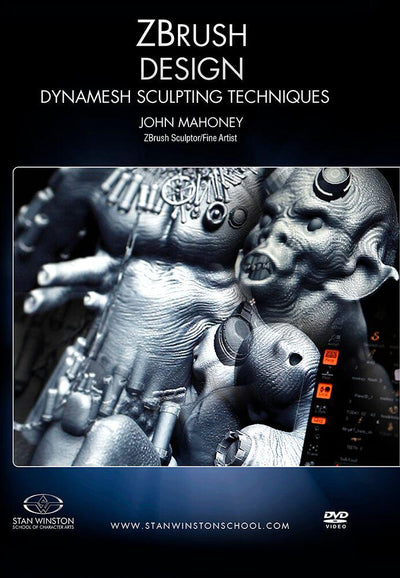 Stan Winston Studio Zbrush Design - Dynamesh Sculpting Techniques (DVD) SFX Videos   