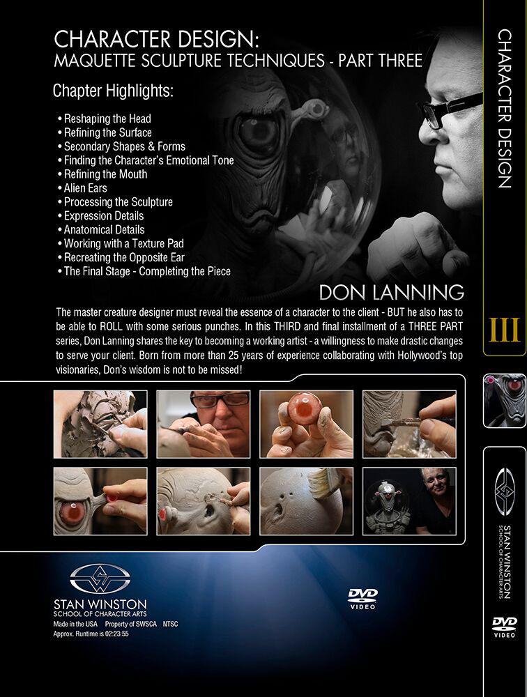 Stan Winston Studio Character Design - Maquette Sculpture Techniques (DVD) SFX Videos   