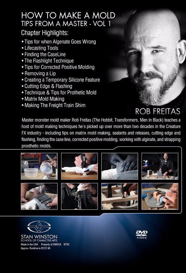 Stan Winston Studio How To Make A Mold - Mold-Making Tips from a Master (DVD) SFX Videos   