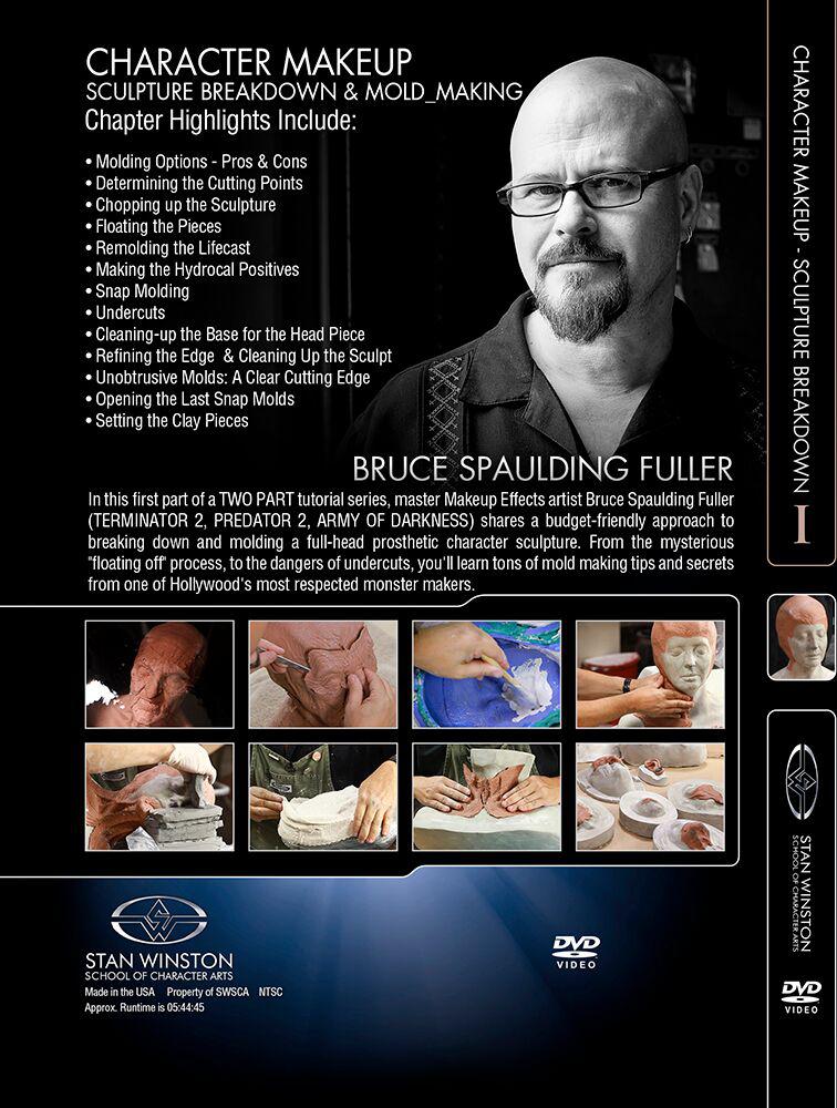 Stan Winston Studio Character Makeup - Sculpture Breakdown & Molding (DVD) SFX Videos   