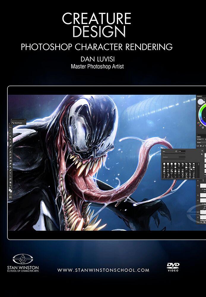 Stan Winston Studio Creature Design - Photoshop Character Rendering (DVD) SFX Videos   
