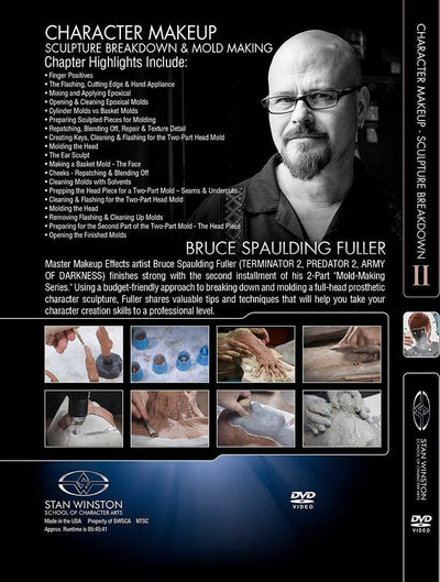 Stan Winston Studio Character Makeup - Sculpture Breakdown & Molding (DVD) SFX Videos   