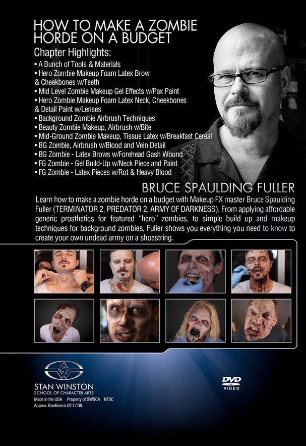 Stan Winston Studio How To Make A Zombie Horde on a Budget (DVD) SFX Videos   