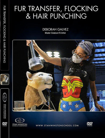 Stan Winston Studio Fur Transfer, Flocking & Hair Punching (DVD) SFX Videos   
