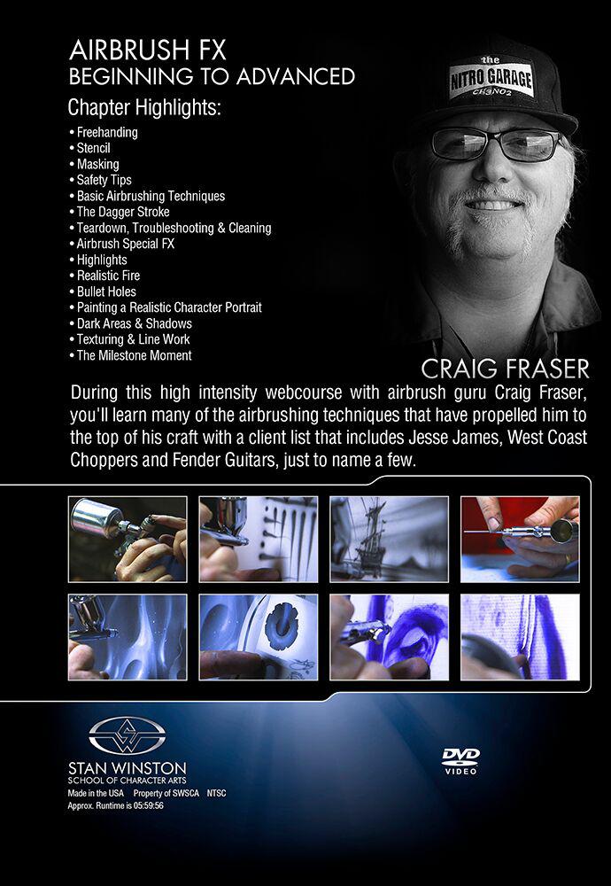 Stan Winston Studio Airbrush FX - Beginning to Advanced (DVD) SFX Videos   
