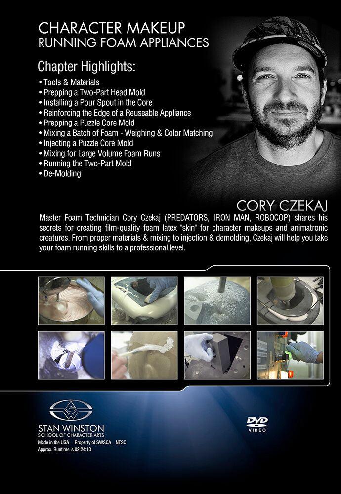 Stan Winston Studio Character Makeup - Running Foam Appliances (DVD) SFX Videos   