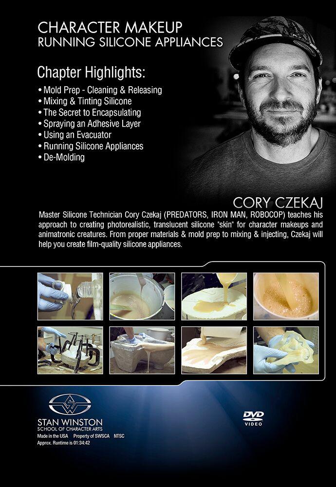 Stan Winston Studio Character Makeup - Running Silicone Appliances (DVD) SFX Videos   