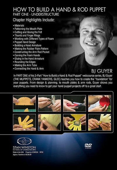 Stan Winston Studio How to Build a Hand & Rod Puppet (DVD) SFX Videos   
