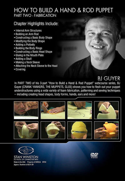 Stan Winston Studio How to Build a Hand & Rod Puppet (DVD) SFX Videos   