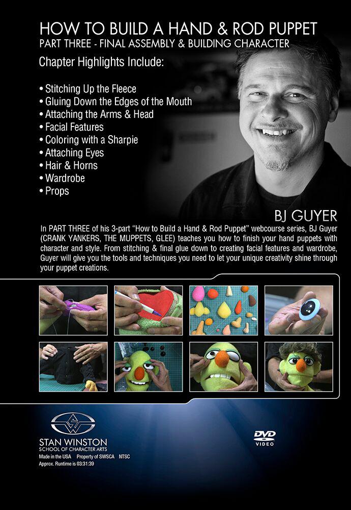 Stan Winston Studio How to Build a Hand & Rod Puppet (DVD) SFX Videos   