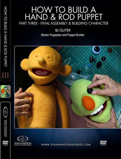 Stan Winston Studio How to Build a Hand & Rod Puppet (DVD) SFX Videos Part 3 - Final Assembly  